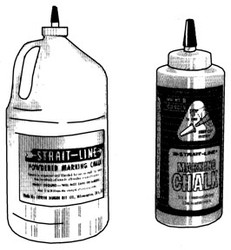 Standard Marking Chalk, Blue Chalk, 5 lbs. 65101