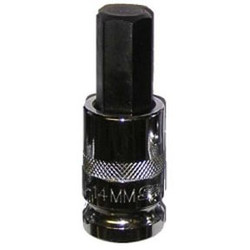 14mm Hex Bit, 1/2" Sq Dr Bit Holder HM-14MM