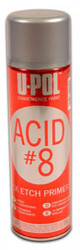 U-POL Premium Aerosols: Acid #8 Acid Etch Primer, Black, 15oz UP0837