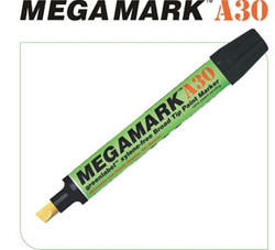 MegaMark Broad Tip Marker A30, White BON10705