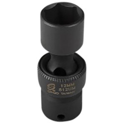 1/4" Drive 12mm Impact Socket Universal 812UM