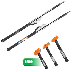 1IN Drive 750 FT.-LBS. Break Back Style Wrench W/FREE 3 Pc. Handle Hammer Set 12750PRO
