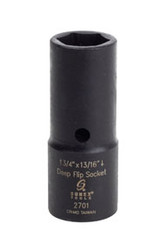 1/2" Drive, 3/4" x 13/16" Deep Flip Socket 2701