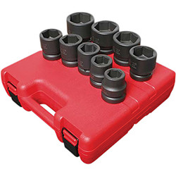 1" Dr. 9 Piece SAE Impact Socket Set 5699