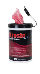 KrestoGT Cherry Scrubbing  Wipes, 70 Count Canister KGTC72W