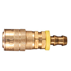 M Style Coupler, 3/8" Barb, With Drag Guard 1717-6
