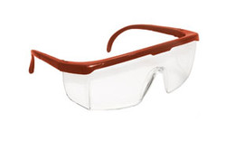 Red Frame Hornets with Clear Lens 5272