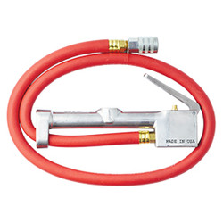 Inflator Gauge Complete with KWIK Grip Safety Air Chuck & 3' Hose 502