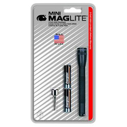 Ultra Mini MagLite&Reg; Blue Flashlight With Belt Clip And 2 AAA Batteries M3A116
