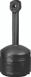 4-Gallon Original Smoker's Cease-Fire Cigarette Butt Receptacle, Deco Black 26800D