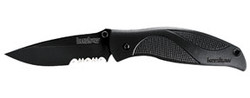 Ken Onion Blackout Knife - Serrated 1550ST