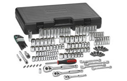 141 pc. SAE/Metric 6 & 12 Pt. Mechanics Tool Set, Multi Dr 80931