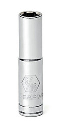 1/4 Dr. 12 Pt. Deep SAE Socket, 3/8" 80226