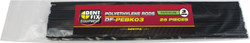 3mm Polyethylene Plastic Rods, 25 Pack DF-PEBK03-25