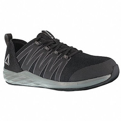 Reebok Athletic Shoe,W,8 1/2,Black,PR RB211