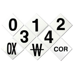 3" Number/Symbol Kit, 1/Each