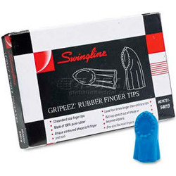 Gripeez Finger Tips Size 11-1/2 Medium Blue 1/Dozen