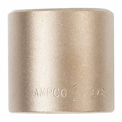 Ampco Safety Tools Socket, Almn Brz, Natural, 1 5/8 in SS-1/2D1-5/8