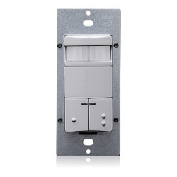Leviton Occ Snsr,PIR,120/230/277V AC,Gray ODS0D-IDG