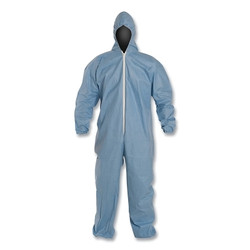 Proshield 6 Sfr Coveralls with Attached Hood, Blue, 3x-Large