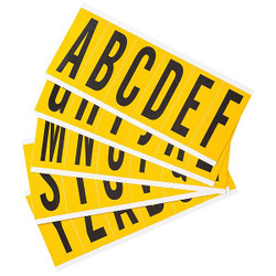 Brady Numbers And Letters Kit,A Thru Z,PK25 1550-LTR KIT