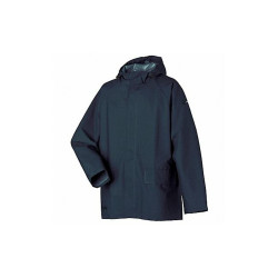 Helly Hansen Rain Jacket,PVC/Polyester,Navy,XL 70129_590-XL