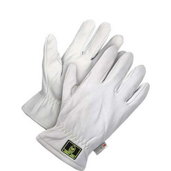 Bdg Leather Gloves,A5,Shirred Slip-On,XL 20-9-1871-XL