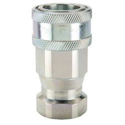 Parker Quick Connect,Socket,1/2",7/8"-14 6608-10-10