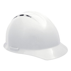 Erb Safety Hard Hat,Type 1, Class C,Pinlock,White 19251