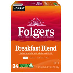 Folgers® Breakfast Blend Coffee K-Cups, 24/Box 5000370677