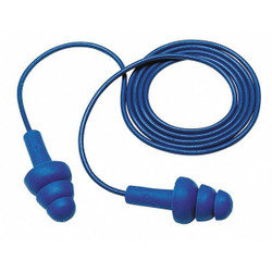 3m Ear Plugs,Corded,Flanged,25dB,PK200 340-4017