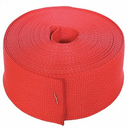 Bulk-Strap Webbing,Polypropylene,1 1/2" W,Red P15051R