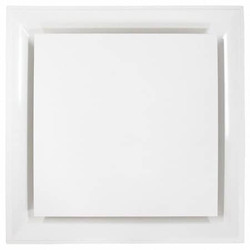 American Louver Ceiling Diffuser,White,6-1/4" Depth STR-PQ-10W