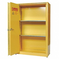 Eagle Mfg Flammable Safety Cabinet,45 Gal.,Yellow 1945X