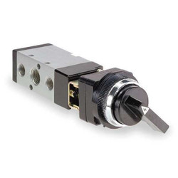 Aro Manual Air Control Valve, Knob, Black M212LS-11