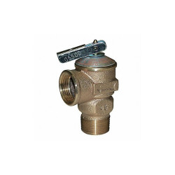 Cash Acme Safety Relief Valve,Bronze,3/4in,150 psi FWL-2