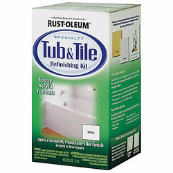 Rust-Oleum Tub/Tile Refreshing Kit,White,1 qt,Box 384165