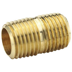 Parker Nipple, Brass, 1/4 in Pipe Size, MNPT  215PN-4