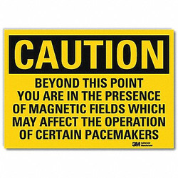 Lyle Caution Sign,5inx7in,Reflective Sheeting U4-1085-RD_7X5