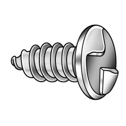 Tamper-Pruf Screws Sheet Metal Scrw,#8,Zinc,1/2"L,PK100 151040