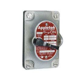 Appleton Electric Front Cover,1-Pole,1Gang,20A EDKF21-Q