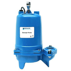 Goulds Water Technology 1 HP,Sewage Ejector Pump,230VAC WS1032BHF