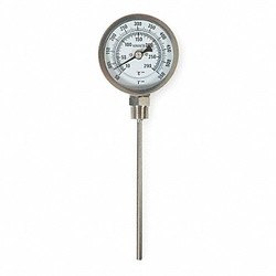 Sim Supply Bimetal Thermom,3 In Dial,50 to 550F  1NFZ7