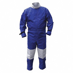 Alc Abrasive Blast Suit,Blue,XXXXX-Large 41427
