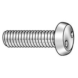 Tamper-Pruf Screws TRS,1/4"-20,Plain,3/8"L,25PK 121280