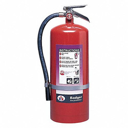 Badger Fire Extinguisher,Steel,Red,BC B10P-1