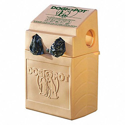 Dogipot Pet Waste Container,10 gal.,Tan 1006-2