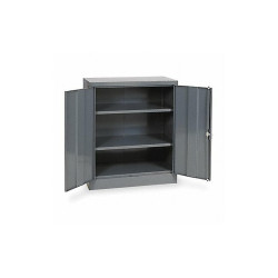 Sim Supply Storage Cabinet,42"x36"x18",Gray,2Shlv  1UFD3