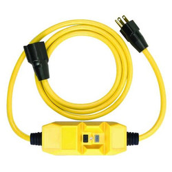 Southwire Line Cord GFCI,6.0 ft. Cord L,Yellow  26000016-3