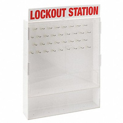 Brady Lockout Station,Unfilled,26 In H 50995